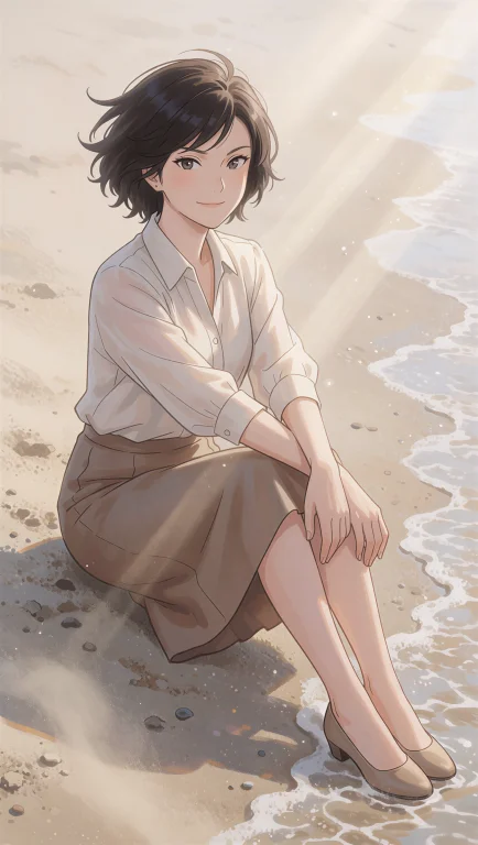 Soft Detailed Illustration With Gentle Aesthetic Glow, 26-ye...