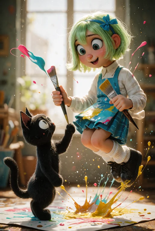 An Artistic Image That Expresses The Interaction Between A G...