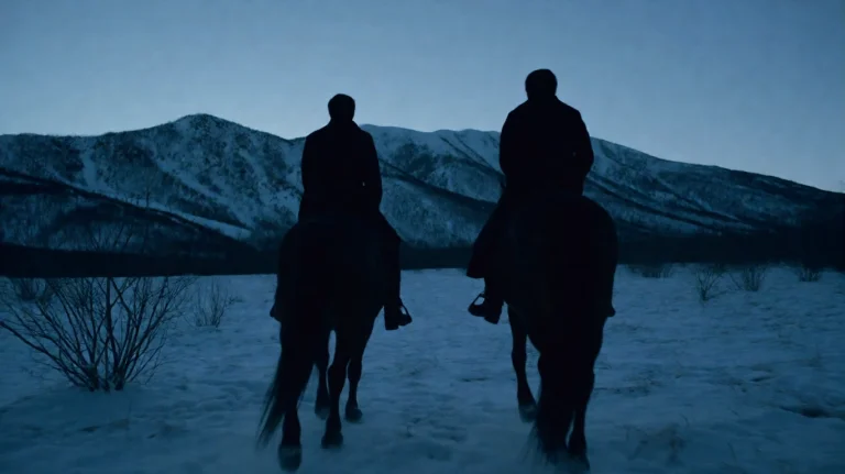 Undrwrldbl2016, Two Silhouetted Riders On Horseback Move Thr...