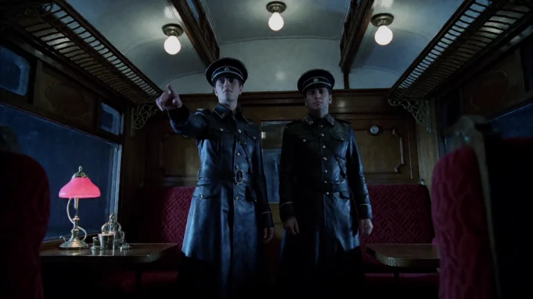 Undrwrld2003, Two Figures In Dark, Glossy Leather Uniforms S...