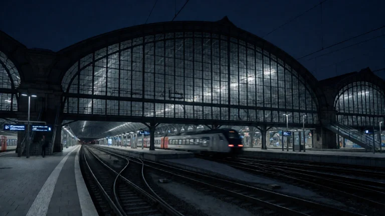Undrwrldbl2016, A Large, Arched Train Station Dominates The...