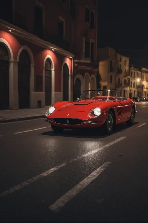 Loraroth Classic0.0,asdxohnxa. Classic Car,, A Red Sports Ca...