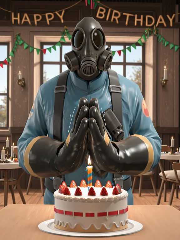 Masterpiece, High Quality, Loratf2charstyleillv21 Tf2charpyr...