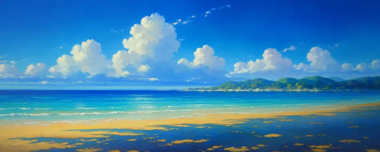 Best Quality, An Impressionist Oil Painting Of A Beautiful B...