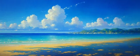 Best Quality, An Impressionist Oil Painting Of A Beautiful B... — Stable Diffusion AI Prompt: best quality, An impressionist oil painting of a beautiful beach scenery. impres...
