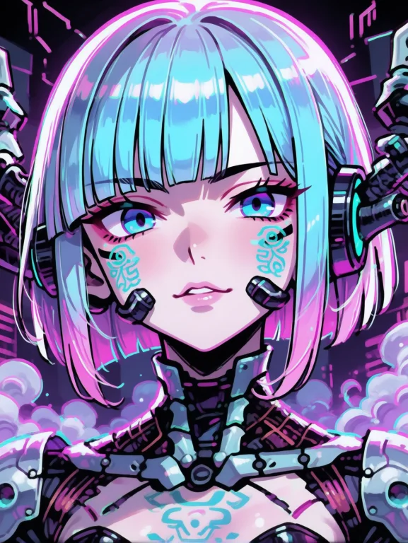 Outlines, Flat Colors, Crisp Cell Dark Shading, Masterpiece,...