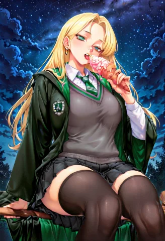 Masterpiece, Best Quality,solo, 1girl,shimalfoidef, Hogwarts... — Stable Diffusion AI Prompt: masterpiece, best quality,solo, 1girl,shimalfoidef, hogwarts school uniform, gre...