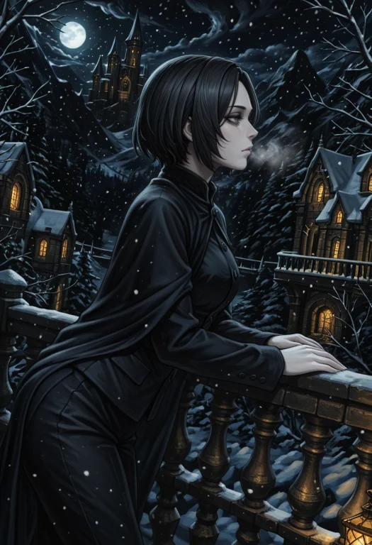Masterpiece, Best Quality, Sn4p3, 1girl, Mature Female, Pale...