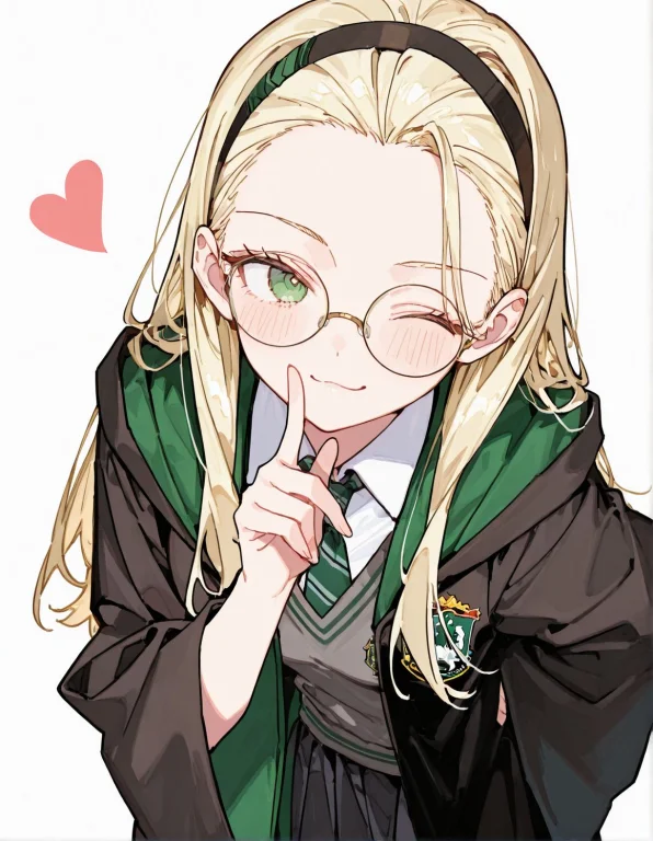 1girl, Solo, One Eye Closed, Index Finger Raised, Flustered,...