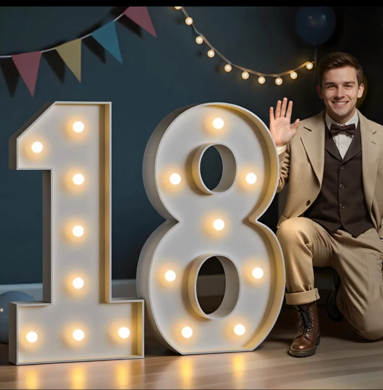 Birthday Age Reveal style