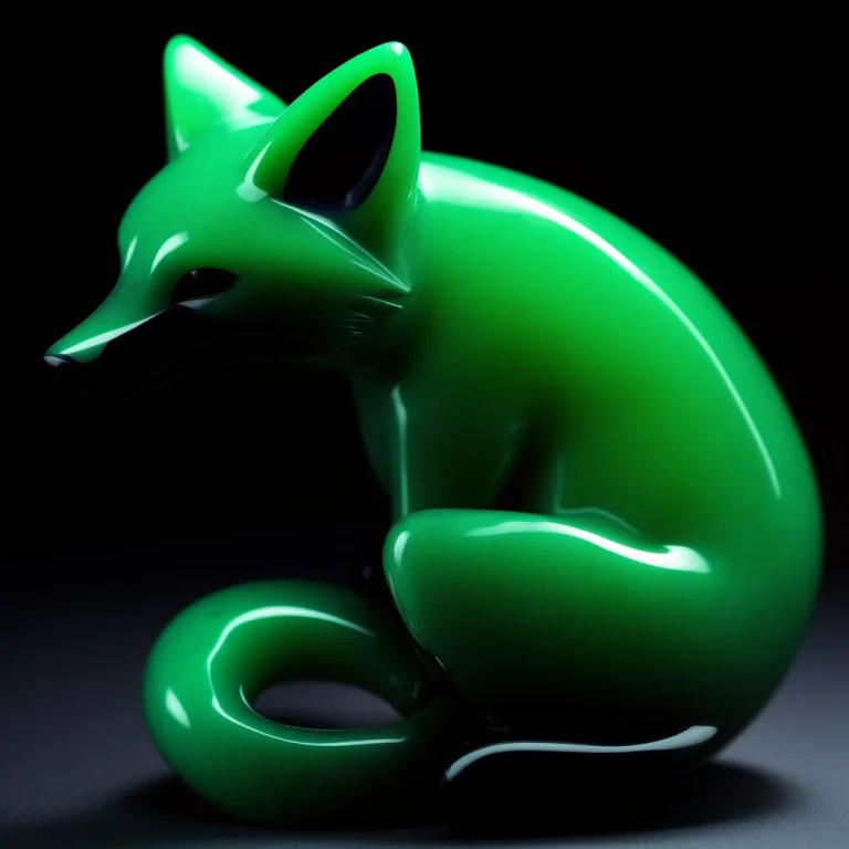Jade-green Sheen  A Smooth, Luminous Green That Catches The...