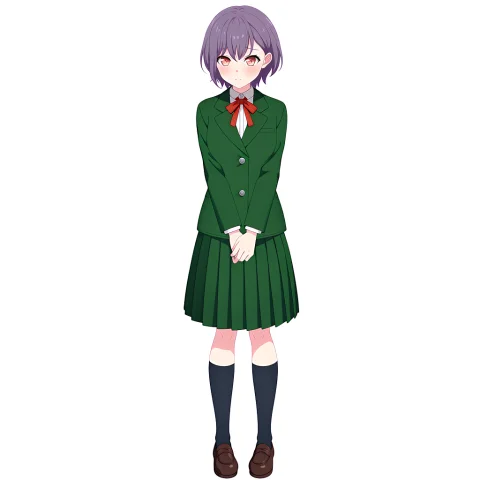 An Anime Illustration Of Tomori Wearing Tsukinomori Attire.... — Stable Diffusion AI Prompt: An anime illustration of tomori wearing tsukinomori attire. She has short layere...