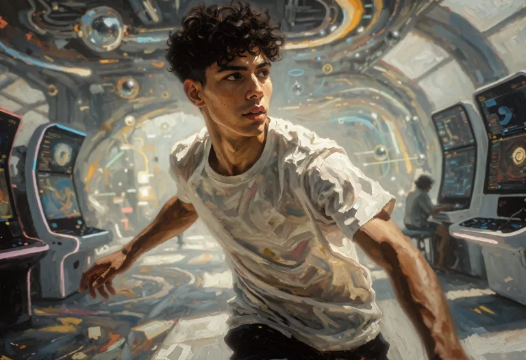 Bradhamel Art Style, Dtl4evstx, Contemporary Oil Painting A...