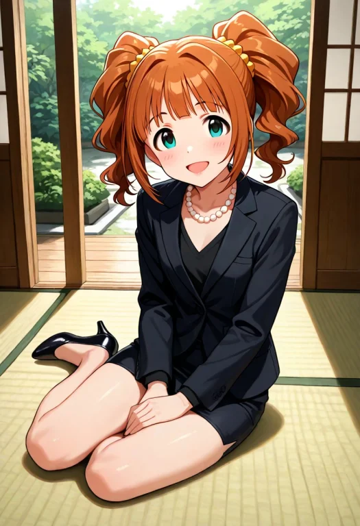 Masterpiece, 1girl, Idolmaster, Takatsuki Yayoi, Black Penci...