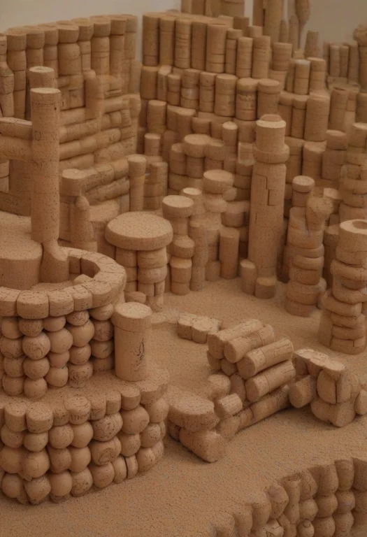 Corkworld, Fantasy Town Made Of Corks