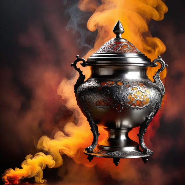 Jpourbiological, Tarnished Silver Censer Trailing Smoke, Got...