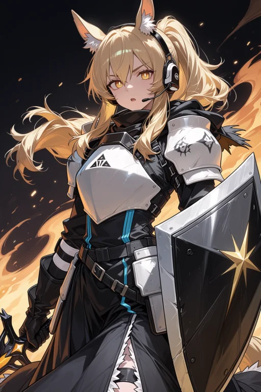 Masterpiece, Best Quality,score7, Nearl Arknights, 1girl, So...