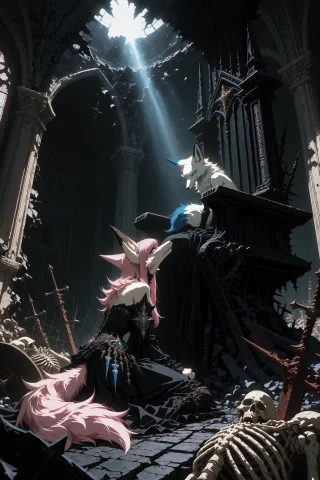 Dfl1sa, Masterpiece, Best Quality, Highly Detailed Dark Goth... — Stable Diffusion AI Prompt: dfL1sa, masterpiece, best quality, highly detailed dark gothic horror fantasy an...