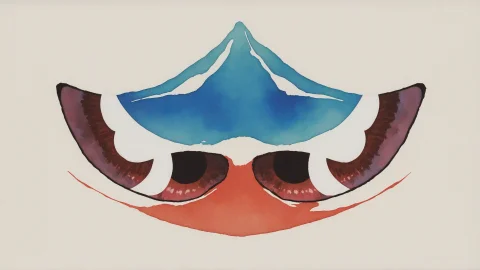 Rorschach, Perfectly Symmetrical, With Red And Red Brown Col... — Stable Diffusion AI Prompt: Rorschach, perfectly symmetrical, with red and red brown colors