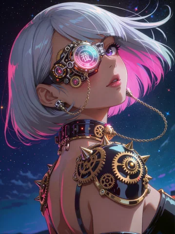 A Digital Anime-style Illustration, Shot From A Tilted Three... — Stable Diffusion AI Prompt: a digital anime-style illustration, shot from a tilted three-quarter angle as if...