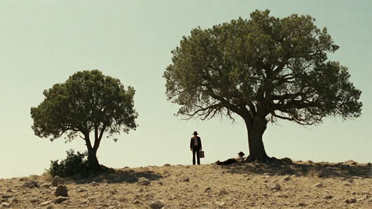 Ncntryfrol2007, A Lone Figure In A Wide-brimmed Hat Stands O...