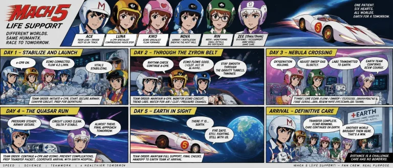 Mach5speedracer Design Style, Sequence Of Five-day Transport...