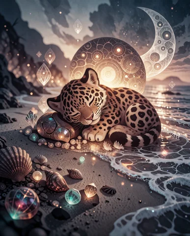 A Hyper-detailed, Cinematic Wide Shot Illustration Of A Supe... — Stable Diffusion AI Prompt: A hyper-detailed, cinematic wide shot illustration of a super cute, chibi-propor...