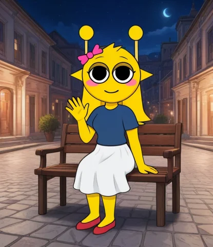Simon Gv, Sprunki Oc, 1girl, Solo, Yellow Skin, Yellow Anten... — Stable Diffusion AI Prompt: simon (gv), sprunki oc, 1girl, solo, yellow skin, yellow antennae, yellow ears,...