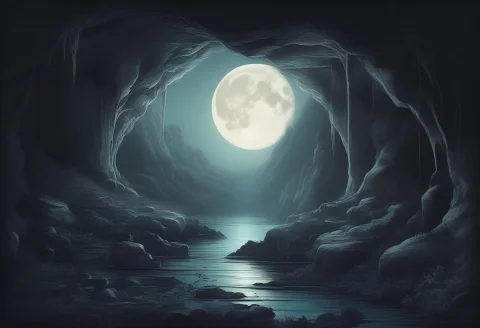 Dark Cave, Magical Cave, Poison Cave, Moonlight Sonata — SDXL AI Prompt: Dark Cave, Magical Cave, Poison Cave, Moonlight Sonata