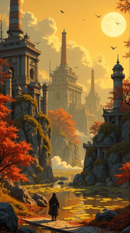 Renaissance Style Anime Artwork A Claymation Style, Stop-mot...