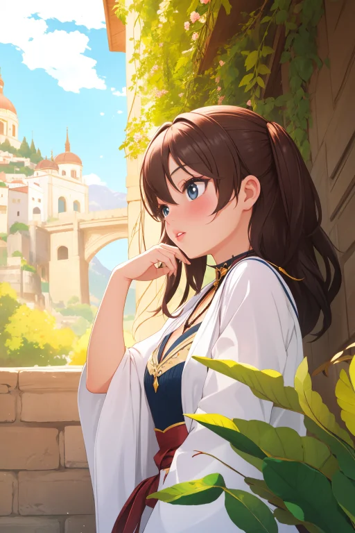 1girl, Loragmk21, Landscape Of A Average Ronda, Fauna, Sunny...