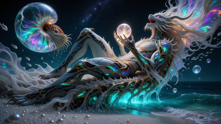 Surreal Fantasy Cg Illustration In The Lineage Of Visionary...