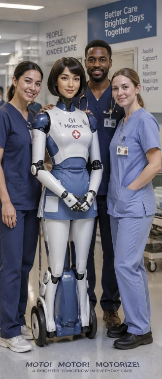 Motomotormotorized Fem Moto-avatar Autoavatar Nursing Aide,...