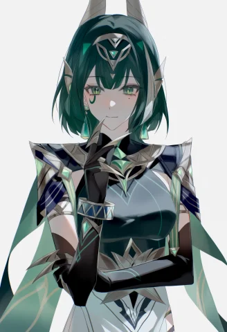 Masterpiece, Score7, Year 2024, Best Quality, Neferv1, 1girl... — Stable Diffusion AI Prompt: masterpiece, score_7, year 2024, best quality, neferv1, 1girl, green hair, facia...