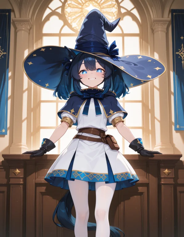 1girl, Umamusume, Medium Hair, Dark Blue Hair, Blue Eyes, St...