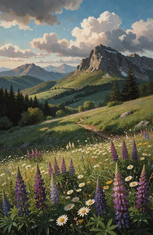 Ilusfacty5 Art Style, Scenic Anime Landscape, Masterfully Pa... — Stable Diffusion AI Prompt: Ilusfacty5 art style, scenic anime landscape, masterfully painted by hairpin, st...