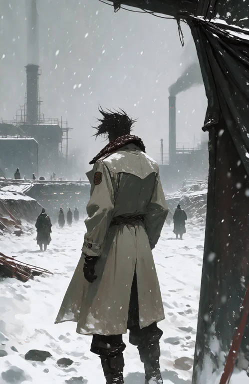 A Digital Painting In A Painterly Style Features A Central F...