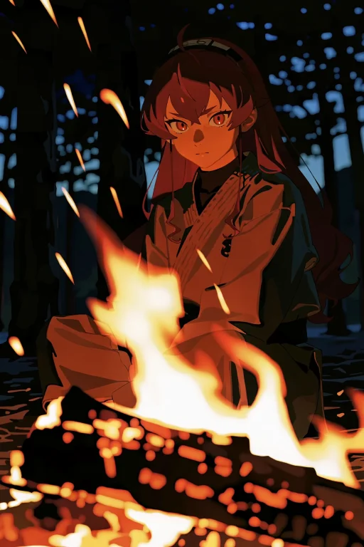 Kyuhirano, 1girl, Solo, Long Hair, Looking At Viewer, Hair B...