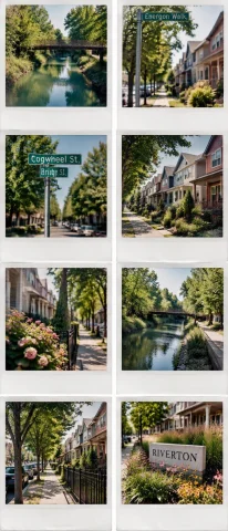 Street Photography Polaroids From This Neighborhood — Stable Diffusion AI Prompt: street photography Polaroids from this neighborhood
