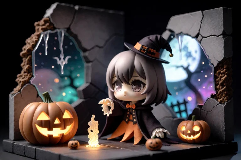 Generation Modekrea2txt2img Positive Promptchibihalloween Da...
