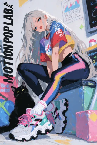 Velnari, Azure Youth Anime Art Style, M4lph4sx, , A Young Wo... — Stable Diffusion AI Prompt: velnari, azure youth anime art style, @M4LPH4SX, , A young woman with long, flow...