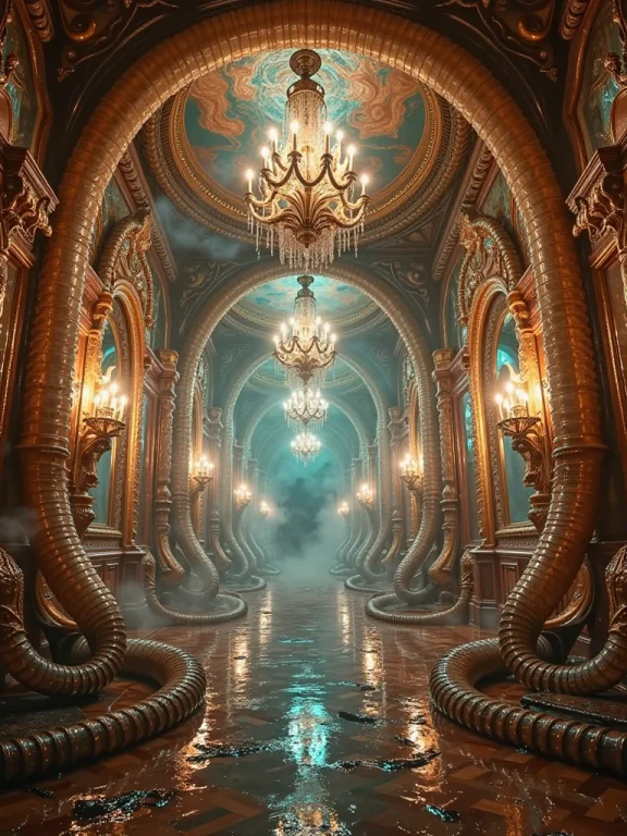 Ash, A Magnificent Versailles-style Ballroom With Enormous G...