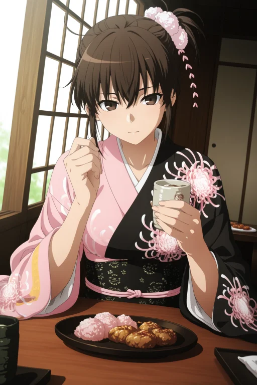 1girl, Rsft, General, Anime Coloring, Shiny Skin, Solo, Uppe...