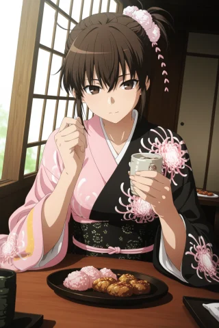 1girl, Rsft, General, Anime Coloring, Shiny Skin, Solo, Uppe... — Stable Diffusion AI Prompt: 1girl, RSFT, general, anime coloring, shiny skin, solo, upper body, dynamic angl...
