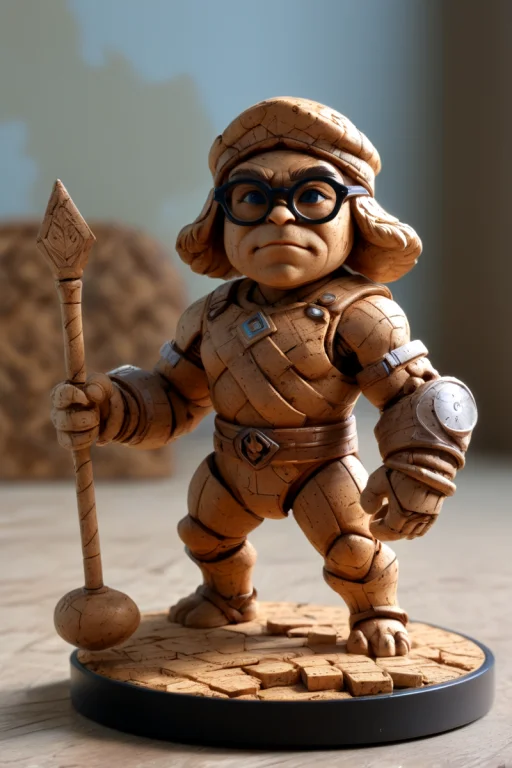 A Magical He-man With A Magic Wand Casting Speels. Fantasy T...