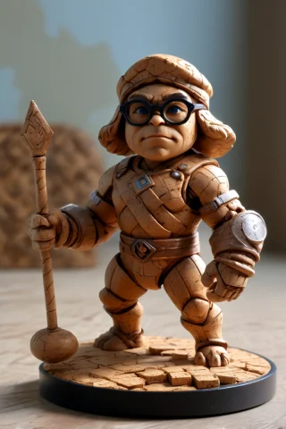 A Magical He-man With A Magic Wand Casting Speels. Fantasy T... — SDXL AI Prompt: a magical he-man with a magic wand casting speels. fantasy theme, cute hat, big...