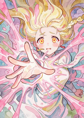 The Overall Style Is Cute And Slightly Magical, Digital Wate... — Stable Diffusion AI Prompt: The overall style is cute and slightly magical, digital watercolor-style drawing...