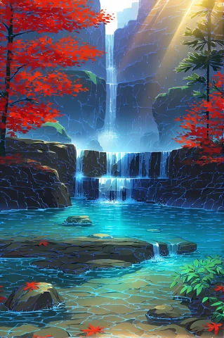 Masterpiece, Best Quality, Detailed Anime Background Paintin... — Stable Diffusion AI Prompt: masterpiece, best quality, detailed anime background painting, no_humans, scener...