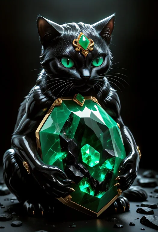 Jade Style World Morph, Hulk As A Giant Jade Gemstone Brooch...