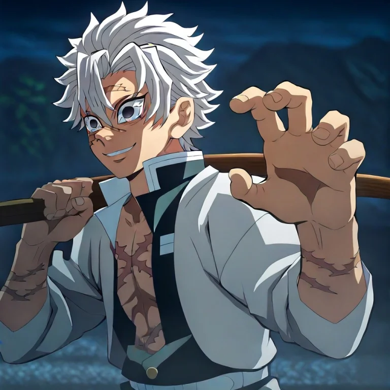1boy, Male Focus, Kimetsu No Yaiba, Solo, Weapon, Scar, Shin...